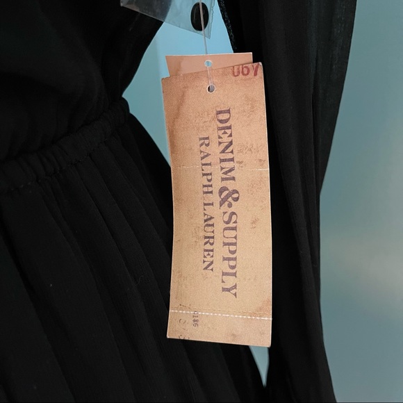 GORGEOUS NWT Black dress by Ralph Lauren Denim Supply - Picture 6 of 7